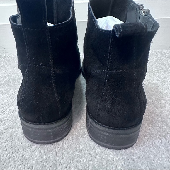 HARLEY-Davidson® Women's Melita Black Suede Leather Ankle Boots - Size:7.5 - Picture 4 of 8